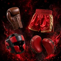 Boxing MMA gear manufacturer Sialkot Pakistan - boxing gloves headgear Muay Thai shorts focus mitts