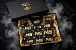 Premium Black Gold Edition Polo Shirt – NS Star Monogram 24K Gold Foil – Team Atelier – Teamwear Gold Foil Collection Premium Edition – Nikel Sports - Image 4
