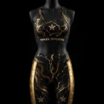 Premium Gold Foil Gym Set Movement Atelier Design 06 Marble Gold Vein Star Embossed Luxury Marble Edition